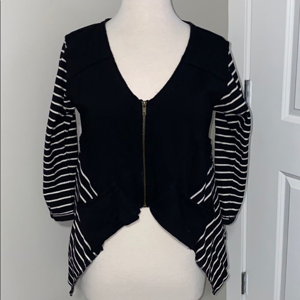 long sleeve jacket sweatshirtâ Freeâ People Women's size medium fullâzip